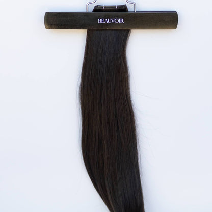 Genius (Micro) Weft 20" 80g Pro Blend Hair Extensions - #1C Espresso Brown (aka Mocha Brown)