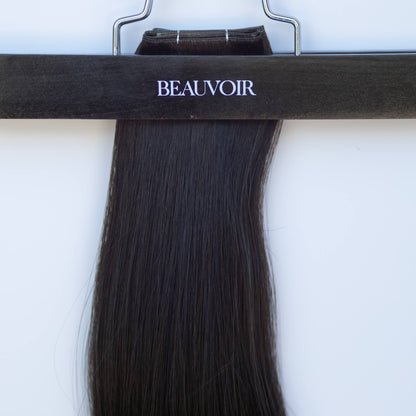 Genius (Micro) Weft 20" 80g Pro Blend Hair Extensions - #1C Espresso Brown (aka Mocha Brown)
