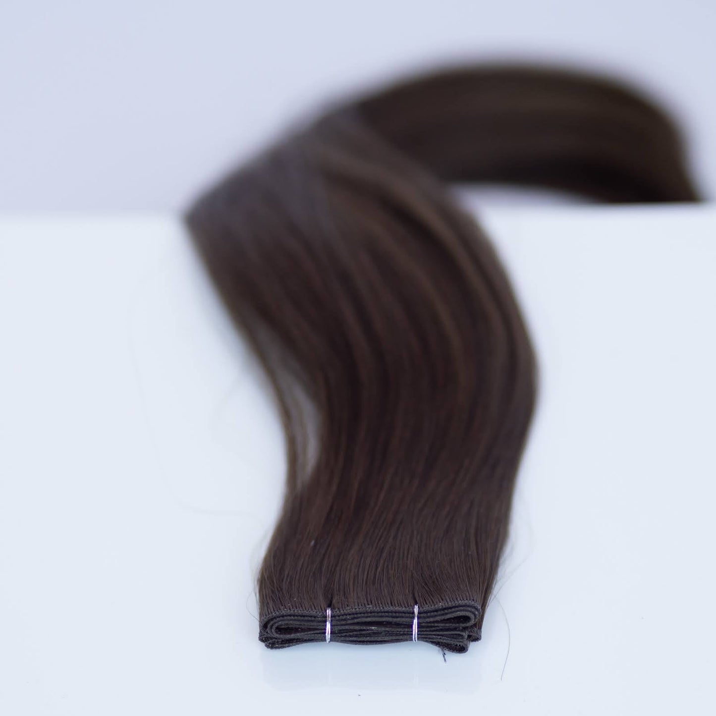 Genius (Micro) Weft 22" 88g Pro Blend Hair Extensions - #2 Dark Chocolate (aka Dark Brown)