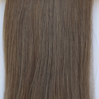 Genius (Micro) Weft 24" 94g Single Donor Virgin - #8 Whiskey Brown (aka Ash Brown)