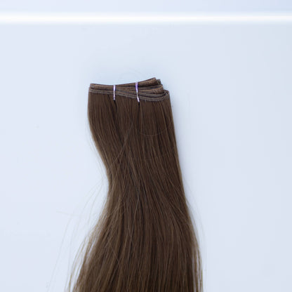 Genius (Micro) Weft 20" 80g Pro Blend Hair Extensions - #4 Roasted Walnut (aka Chocolate Brown)