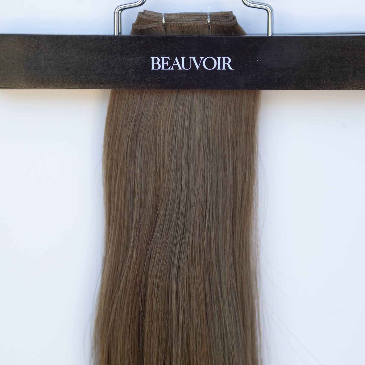 Genius (Micro) Weft 24" 94g Single Donor Virgin - #8 Whiskey Brown (aka Ash Brown)