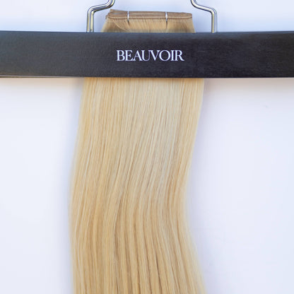 Genius (Micro) Weft 24" 94g Single Donor Virgin - #17 Chardonay Blonde (aka Dirty Ash Blonde)