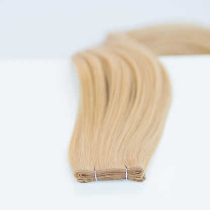 Genius (Micro) Weft 24" 94g Single Donor Virgin - #17 Chardonay Blonde (aka Dirty Ash Blonde)