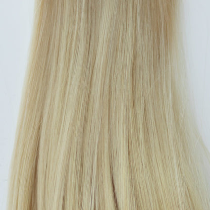Genius (Micro) Weft 16" 60g Single Donor Virgin - #22 Southern Belle Blonde (aka Light Ash Blonde)