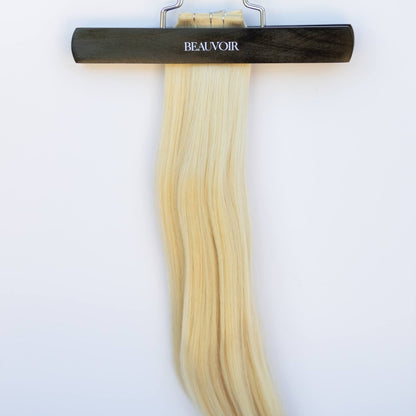 Genius (Micro) Weft 16" 60g Single Donor Virgin - #22 Southern Belle Blonde (aka Light Ash Blonde)