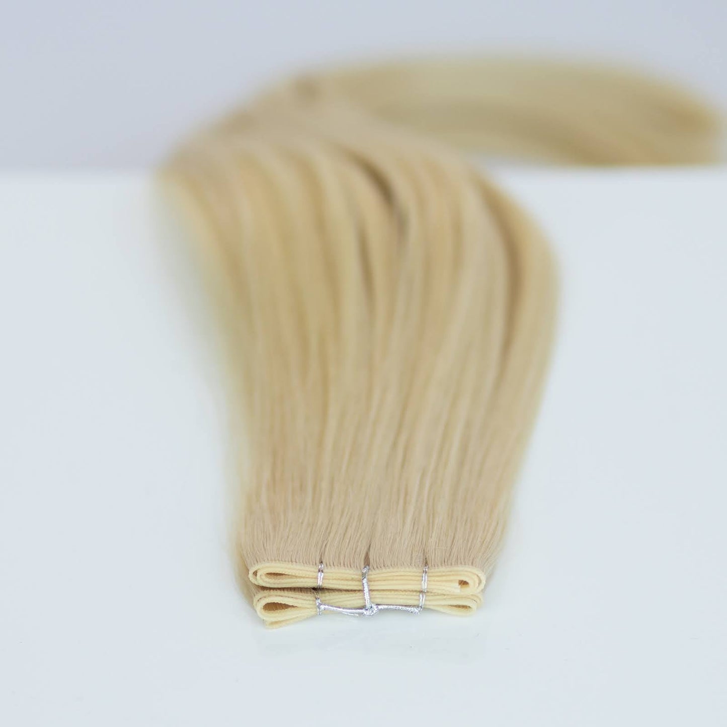 Genius (Micro) Weft 16" 60g Single Donor Virgin - #22 Southern Belle Blonde (aka Light Ash Blonde)