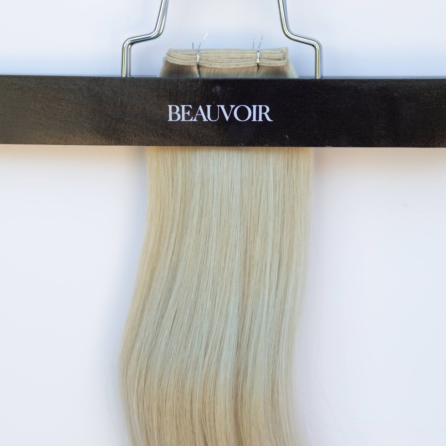 Genius (Micro) Weft 20" 80g Pro Blend Hair Extensions - #66 Pinot Grigio (aka Icy Silver)