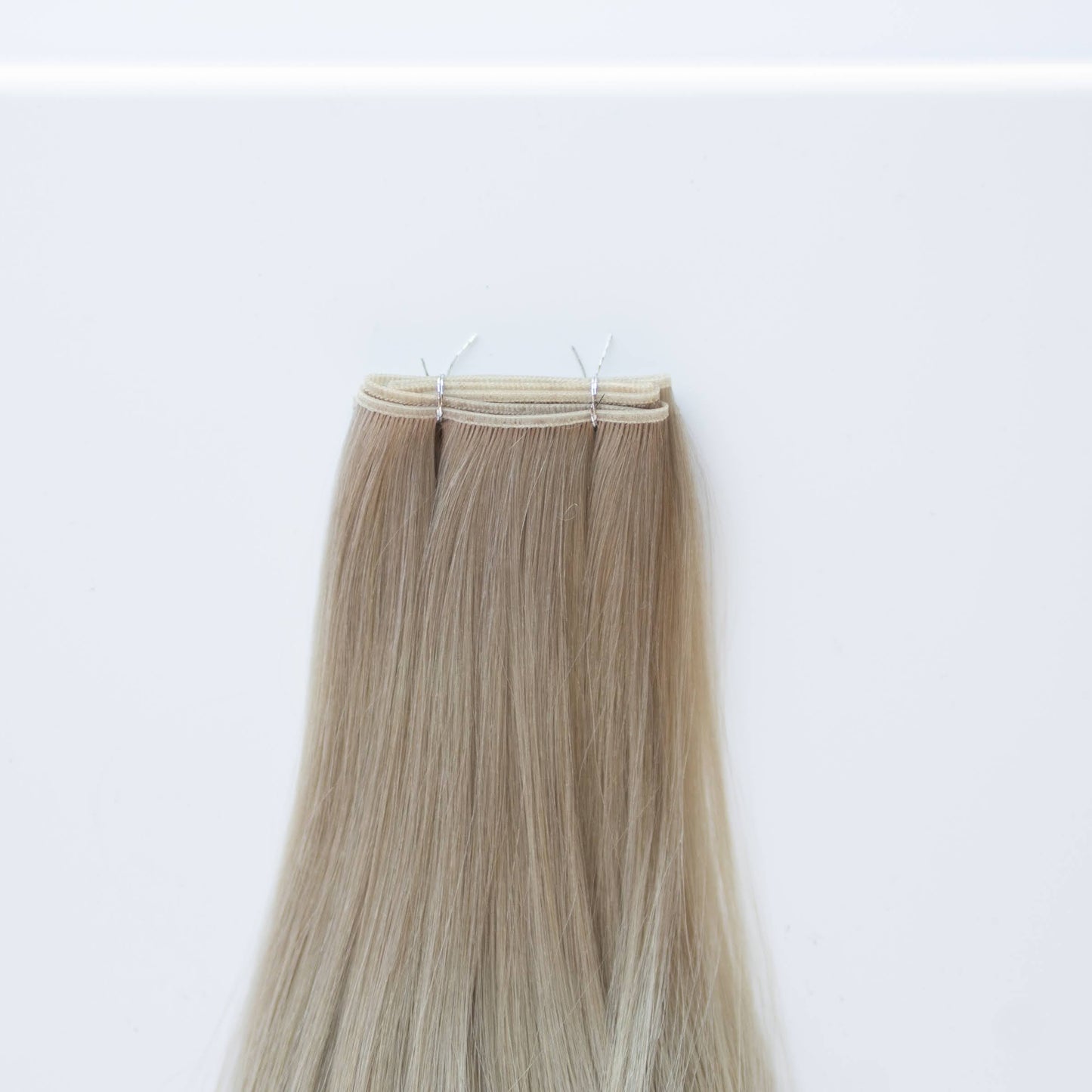 Genius (Micro) Weft 20" 80g Pro Blend Hair Extensions - #66 Pinot Grigio (aka Icy Silver)