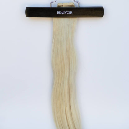 Genius (Micro) Weft 20" 80g Single Donor Virgin - #80 Hollywood Blonde (aka White Blonde)