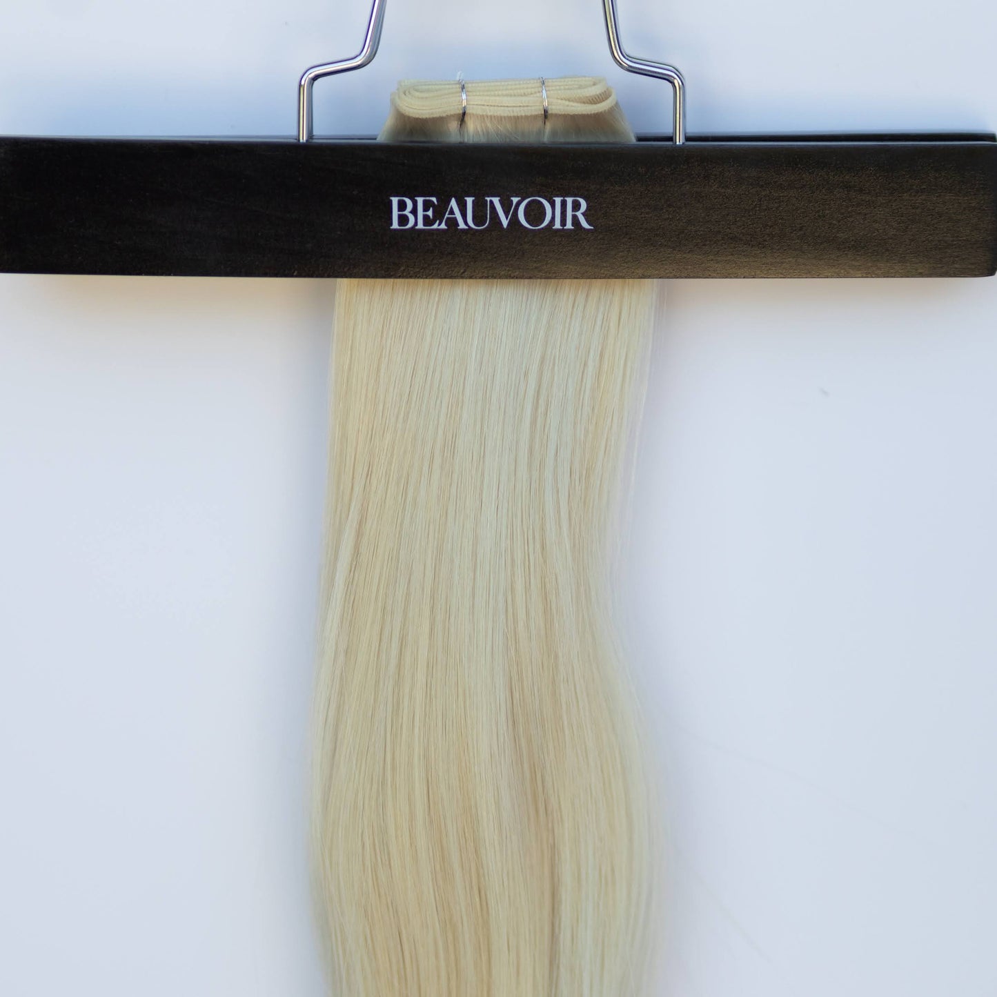 Genius (Micro) Weft 20" 80g Single Donor Virgin - #80 Hollywood Blonde (aka White Blonde)