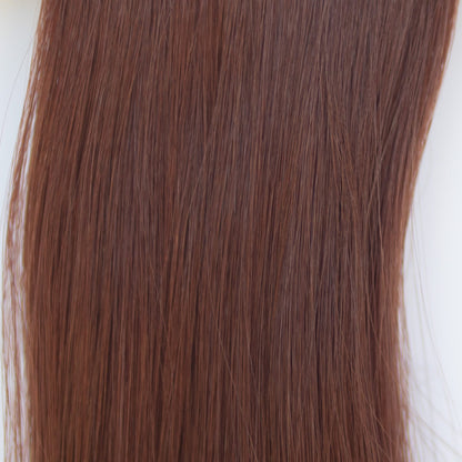 Genius (Micro) Weft 22" 88g Single Donor Virgin - #550 Rouge (aka Cinnamon Mocha)