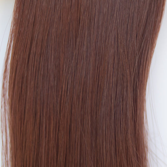Genius (Micro) Weft 20" 80g Single Donor Virgin - #550 Rouge (aka Cinnamon Mocha)