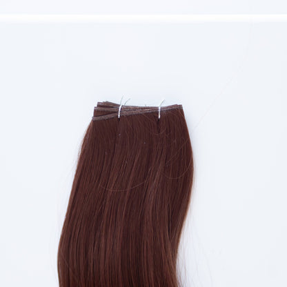 Genius (Micro) Weft 22" 88g Single Donor Virgin - #550 Rouge (aka Cinnamon Mocha)