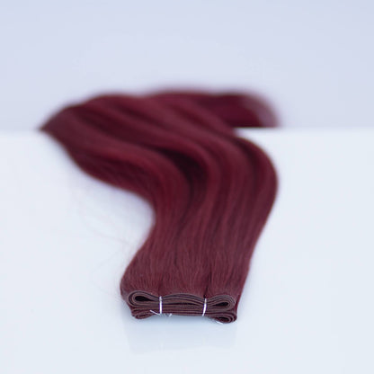 Genius (micro weft) Pro Blend 16" 60g  - #555 Akako Red by Martha Nicola