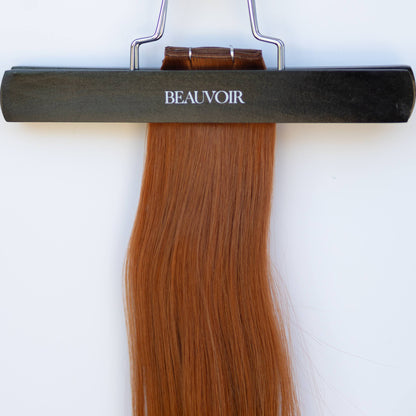 Genius (Micro) Weft 20" 80g Pro Blend Hair Extensions - #570 Sunset (aka Pumpkin Spice)