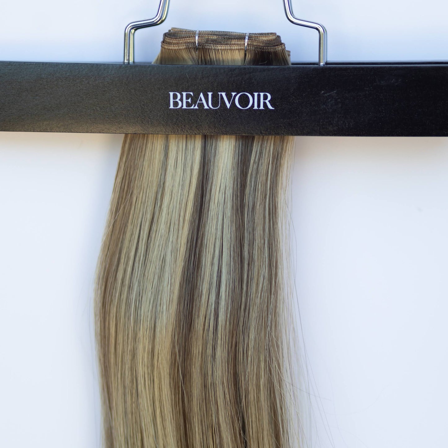 Genius (Micro) Weft 16" 60g Pro Blend Hair Extensions - #4/27 Chocolate Brulé (aka Highlight Chocolate Brown)