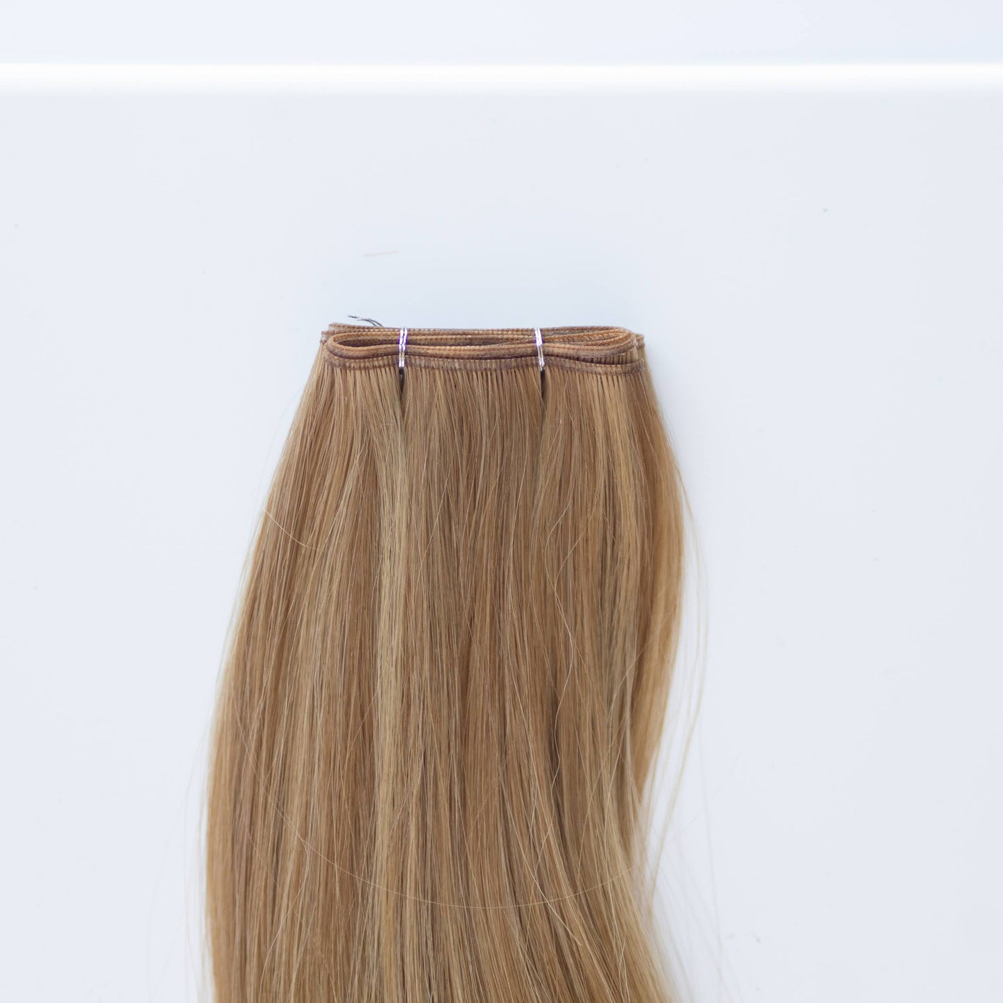 Genius (Micro) Weft 20" 80g Pro Blend Hair Extensions - #6/18 Sea Salt & Caramel (aka Highlight Hot Toffee Blonde)