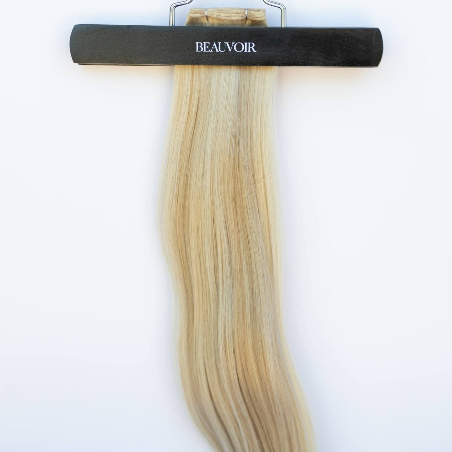 Genius (Micro) Weft 20" 80g Single Donor Virgin - #80/18/46 Summer Blonde (aka Piano Key White Truffle)