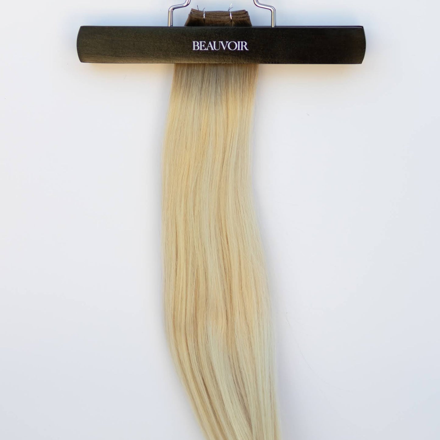 Genius (Micro) Weft 16" 60g Pro Blend Hair Extensions - #T1CC/80 Smokey Blonde (aka Cool Mochachino Brown/White Blonde)