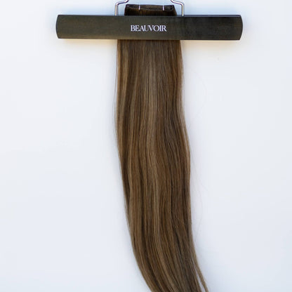 Genius (micro weft) Single Donor Virgin 16" 60g  -#512 Lone Star Brunette by Garyn Santos