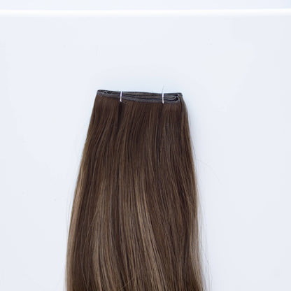 Genius (micro weft) Single Donor Virgin 16" 60g  -#512 Lone Star Brunette by Garyn Santos