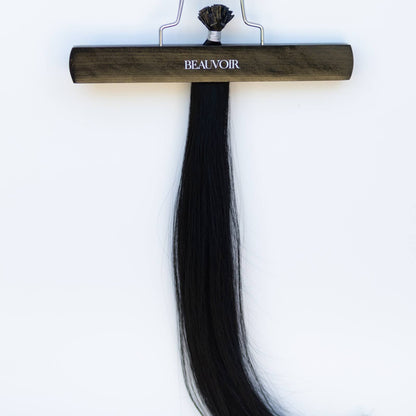 K-Tip 16" 25g Pro Blend Hair Extensions - #1 Noir