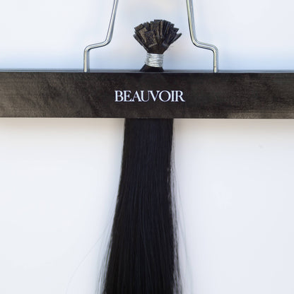K-Tip 16" 25g Pro Blend Hair Extensions - #1 Noir