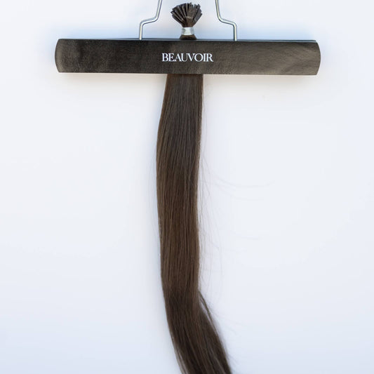 K-Tip 16" 25g Pro Blend Hair Extensions - #2 Dark Chocolate (aka Dark Brown)