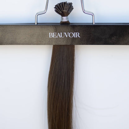 K-Tip 18" 25g Pro Blend Hair Extensions - #2 Dark Chocolate (aka Dark Brown)