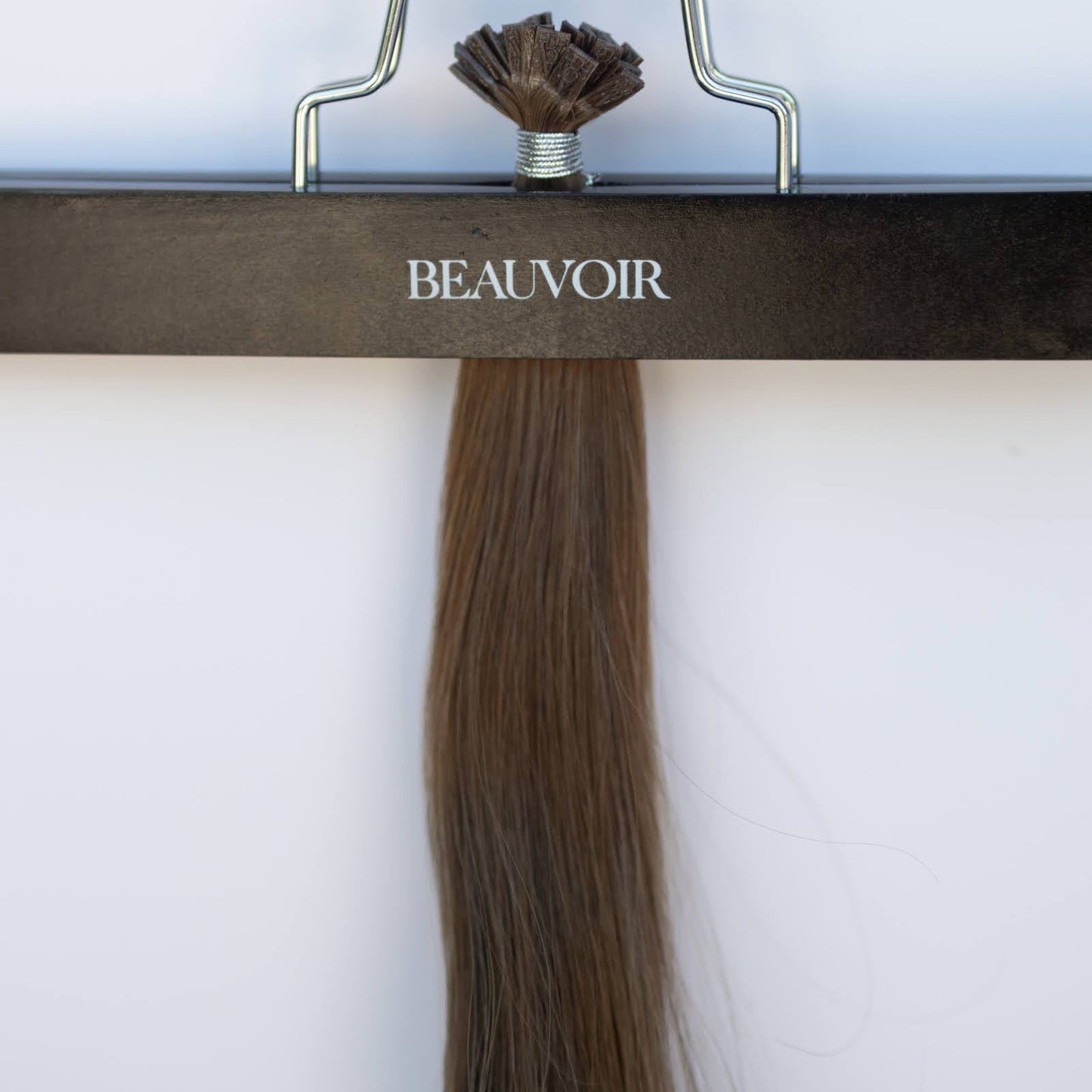 K-Tip 16" 25g Pro Blend Hair Extensions - #4 Roasted Walnut (aka Chocolate Brown)
