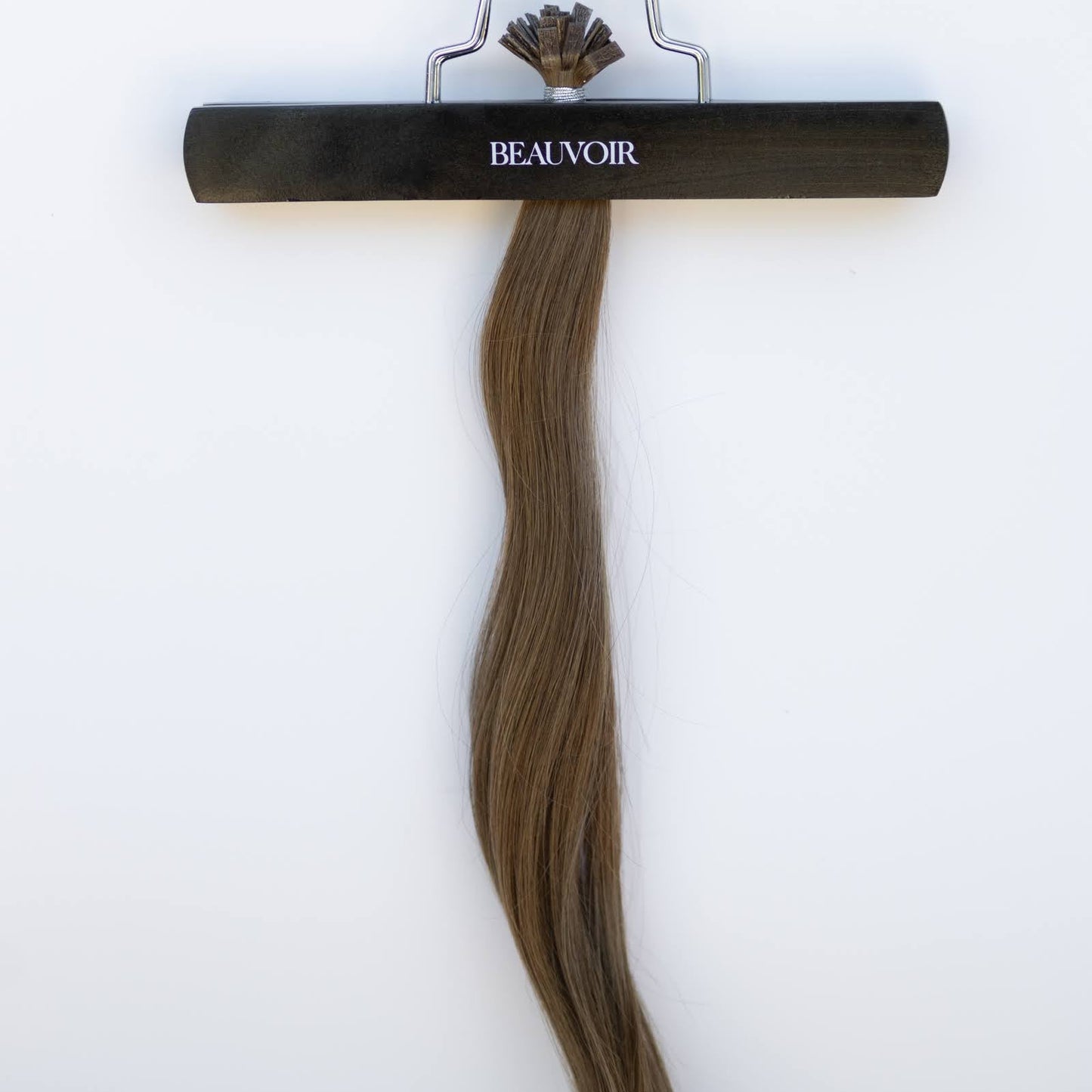 K-Tip 16" 25g Pro Blend Hair Extensions - #8 Whiskey Brown (aka Ash Brown)