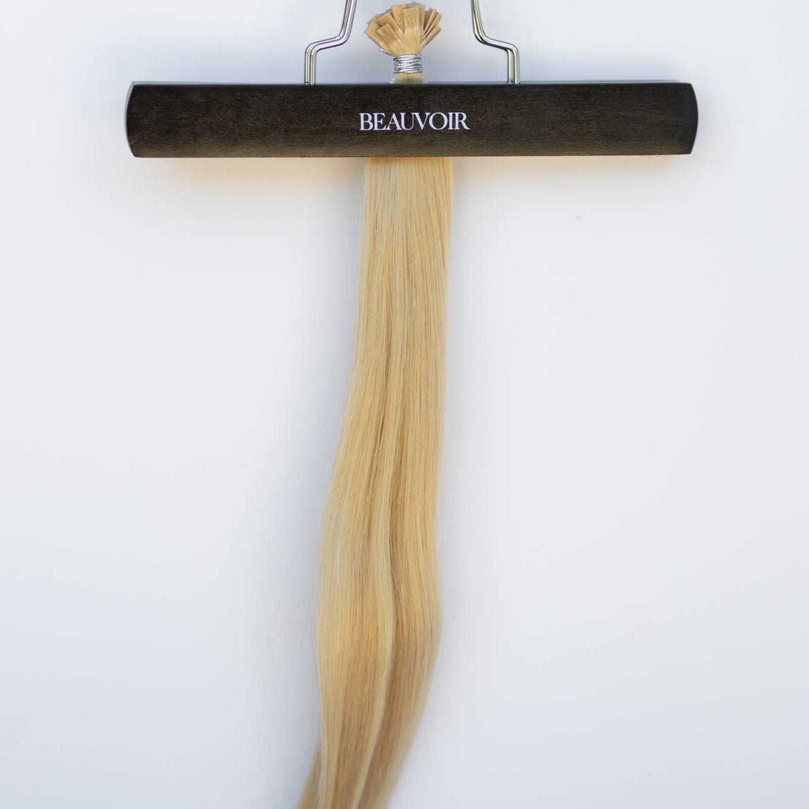 K-Tip hair extensions #17 Chardonnay Blonde 16" - Beauvoir hair