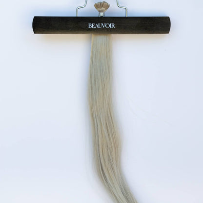K-Tip 16" 25g Pro Blend Hair Extensions - #66 Pinot Grigio (aka Icy Silver)