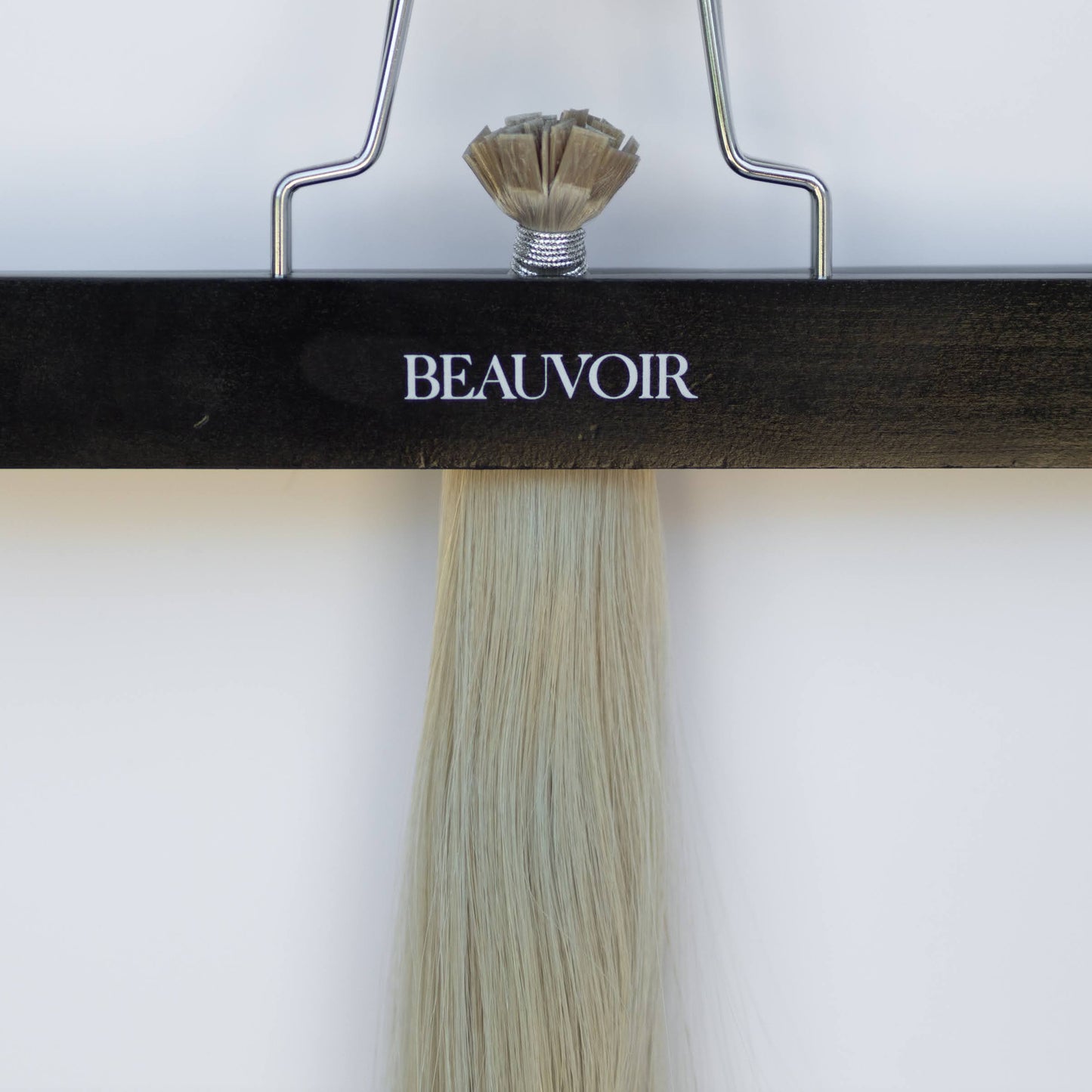 K-Tip 16" 25g Pro Blend Hair Extensions - #66 Pinot Grigio (aka Icy Silver)