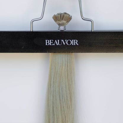 K-Tip 16" 25g Pro Blend Hair Extensions - #66 Pinot Grigio (aka Icy Silver)