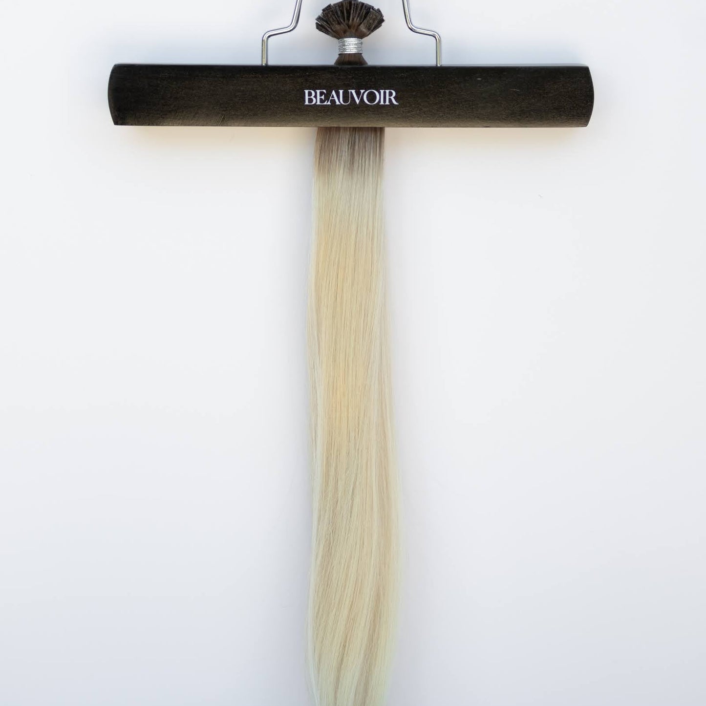 K-Tip 20" 25g Single Donor Virgin - #T3/60 Cocoa Rooted Blonde (aka Rooted Walnut/Ash Blonde)