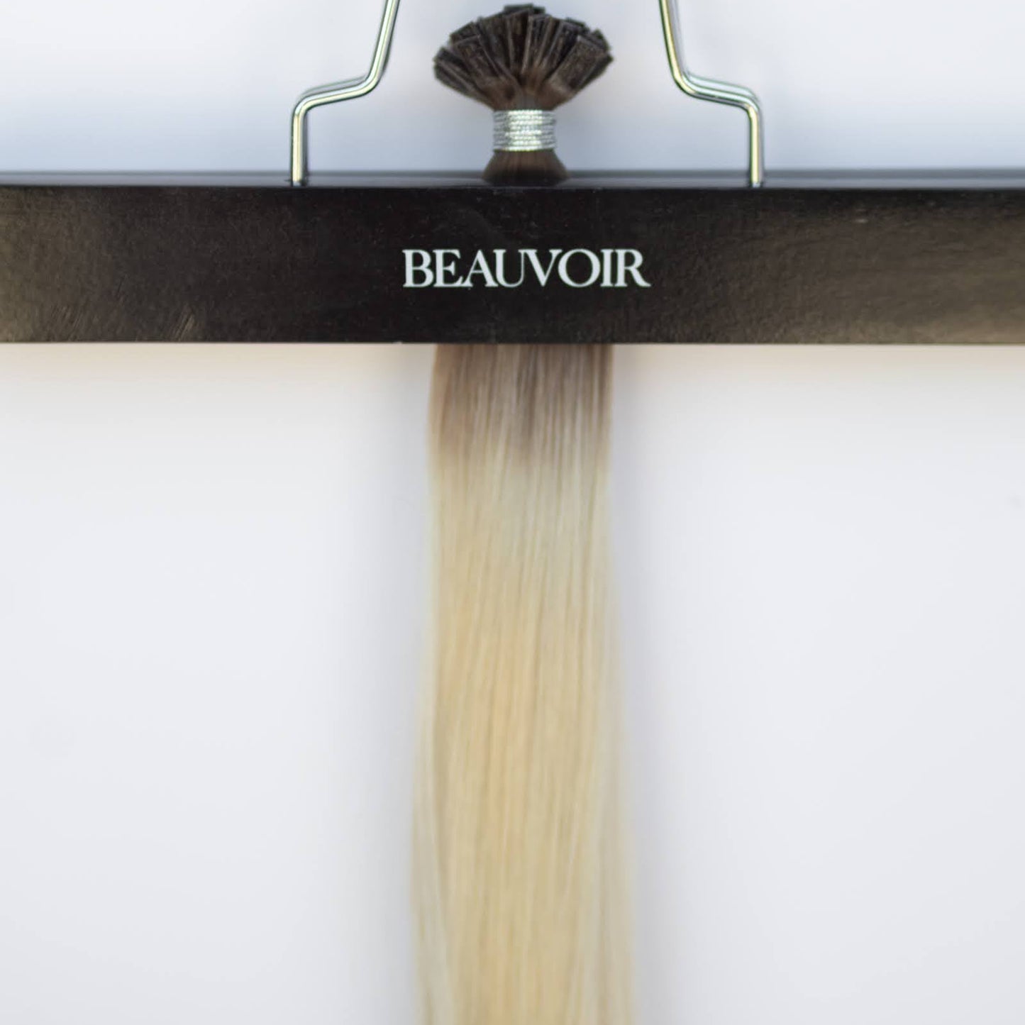 K-Tip 20" 25g Single Donor Virgin - #T3/60 Cocoa Rooted Blonde (aka Rooted Walnut/Ash Blonde)