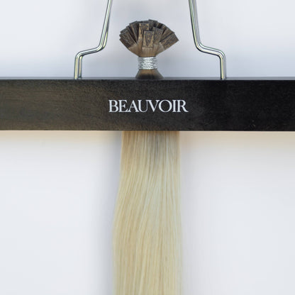 K-Tip 16" 25g Single Donor Virgin - #T1CC/80 Smokey Blonde (aka Cool Mochachino Brown/White Blonde)