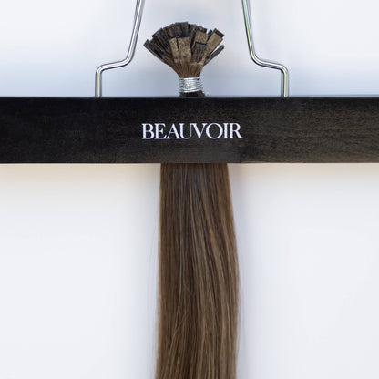 K-Tip 18" 25g Pro Blend Hair Extensions - #512 Lone Star Brunette by Garyn Santos