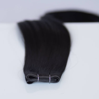 Butterfly Weft 20" 60g Pro Blend - #1 Noir (aka Jet Black)