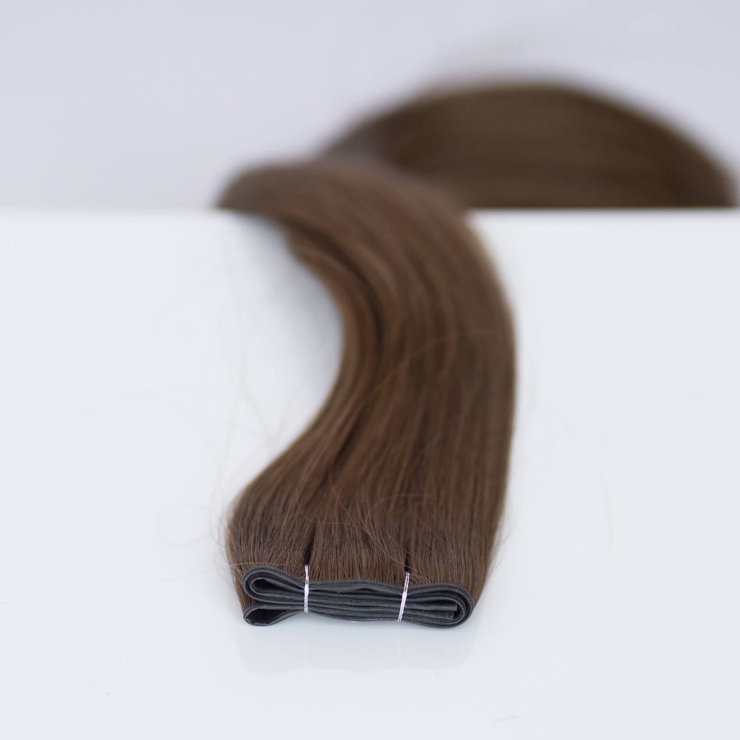 Butterfly Weft 16" 50g Pro Blend - #4 Roasted Walnut (aka Chocolate Brown)