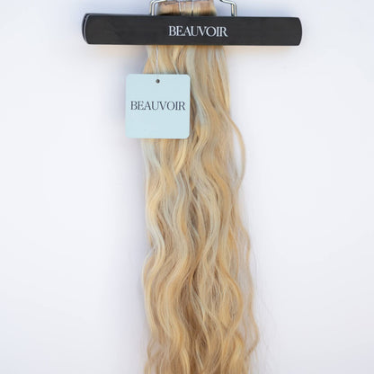 Butterfly Weft 20" 60g - WAVE Texture - Pro Blend - #80/18/46 Summer Blonde (aka Piano Key White Truffle)