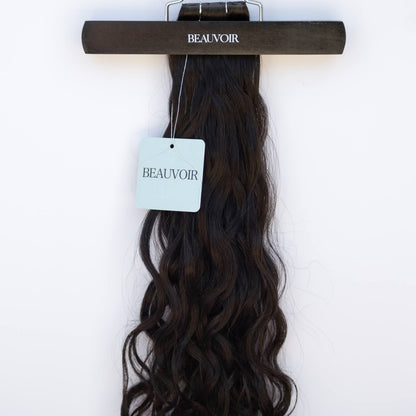 Butterfly Weft 20" 60g 50/50 Pro Blend - WAVE Texture - #1C Espresso Brown (aka Mocha Brown)