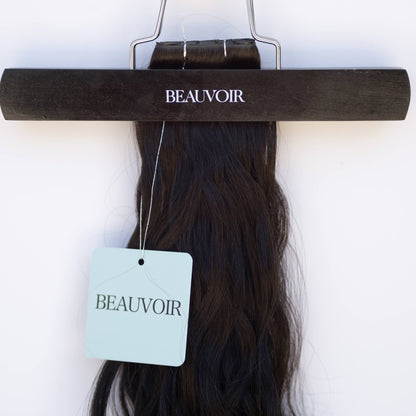 Butterfly Weft 20" 60g 50/50 Pro Blend - WAVE Texture - #1C Espresso Brown (aka Mocha Brown)