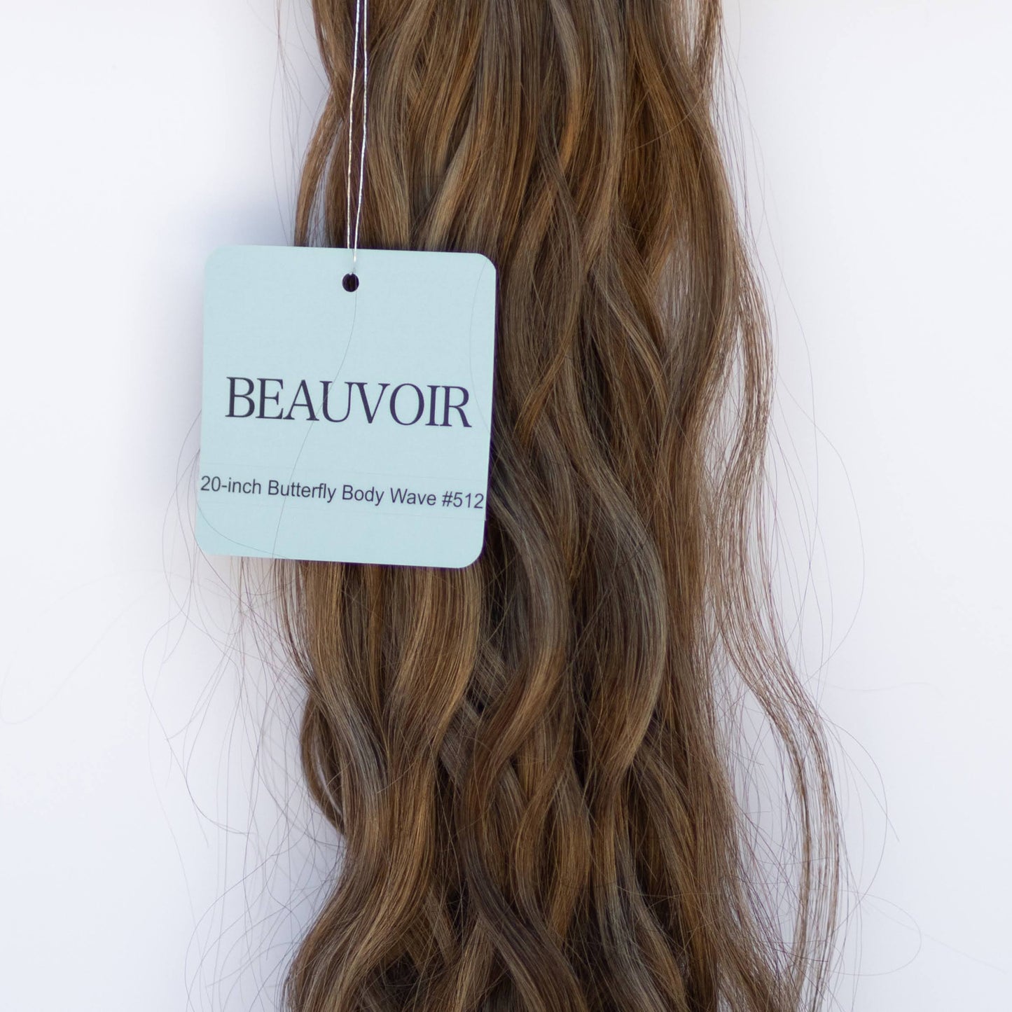 Butterfly Weft 20" 60g 50/50 Pro Blend - WAVE Texture - #512 Lone Star Brunette by Garyn Santos