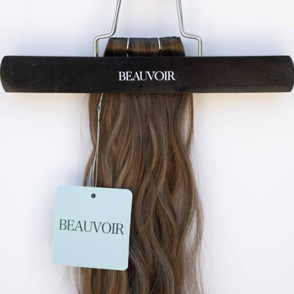 Butterfly Weft 20" 60g 50/50 Pro Blend - WAVE Texture - #512 Lone Star Brunette by Garyn Santos