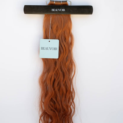 Butterfly Weft 20" 60g 50/50 Pro Blend - WAVE Texture - #570 Sunset (aka Pumpkin Spice)