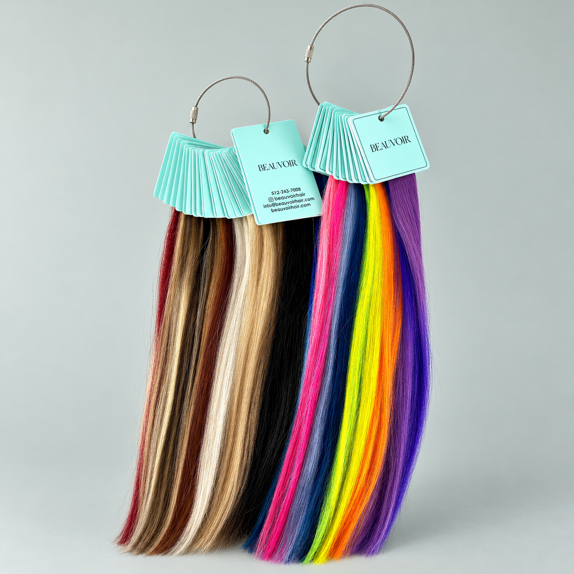 The Beauvoir VIVID Color Ring and the Beauvoir Regular Color Ring