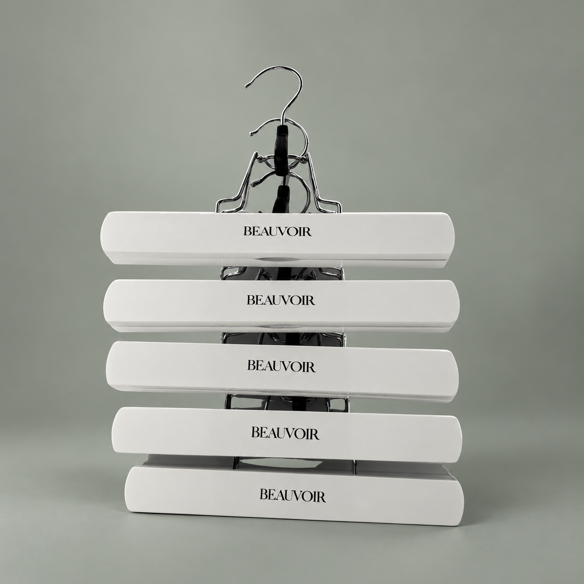 Beauvoir Hangers White  - 1 pack/5pcs